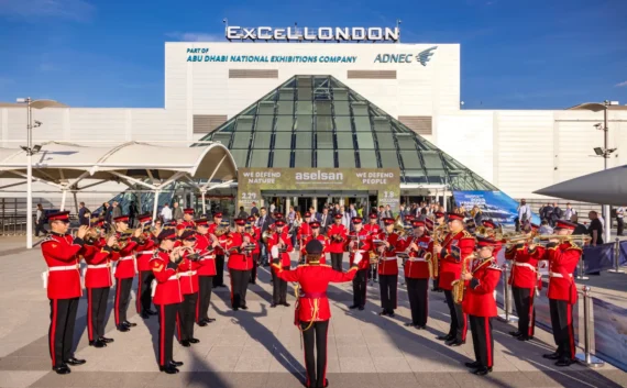 MIlitary band in DSEI 2025